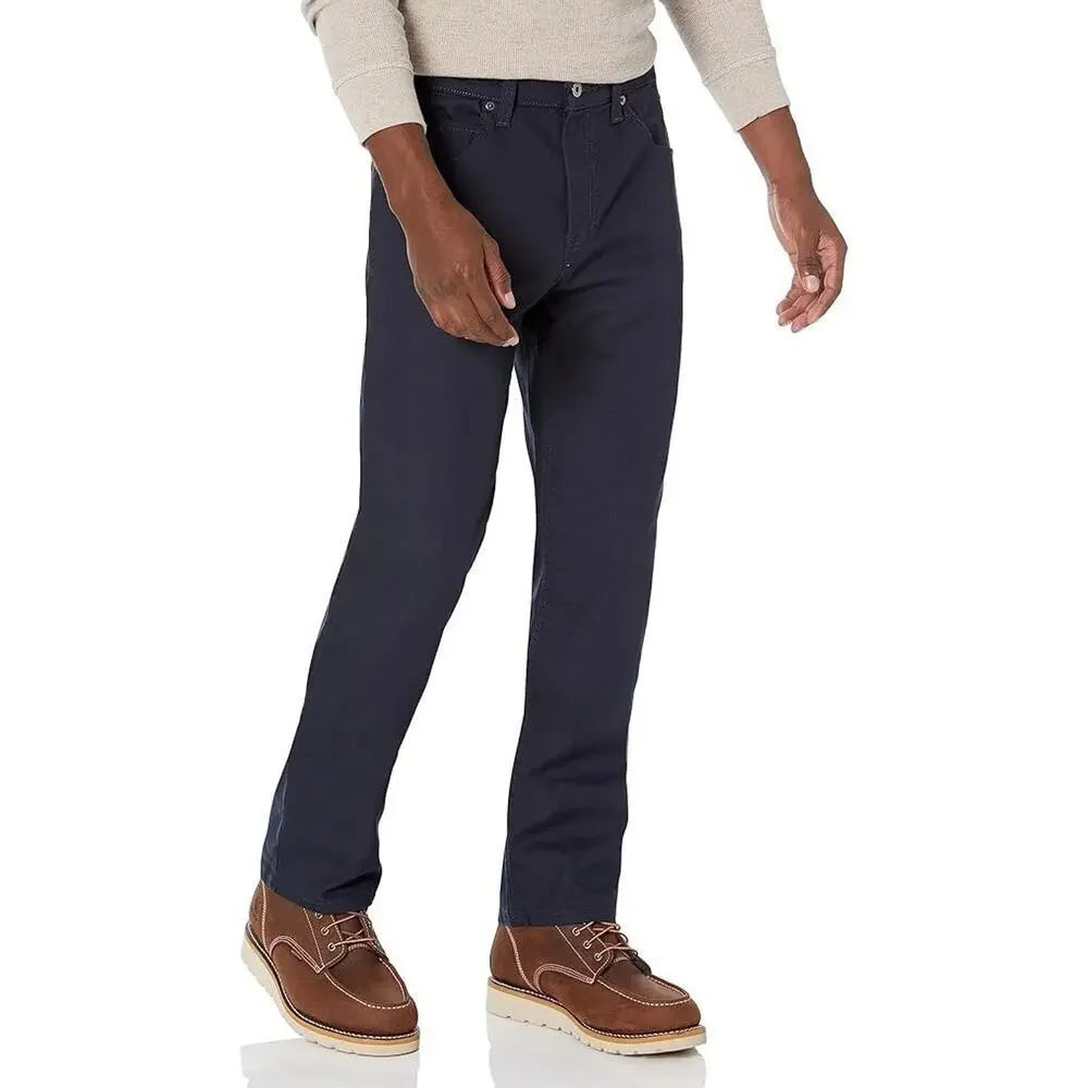 Dickies Mens Flex Regular Fit Straight Leg 40 X 32 Work Duck Pants Navy‎